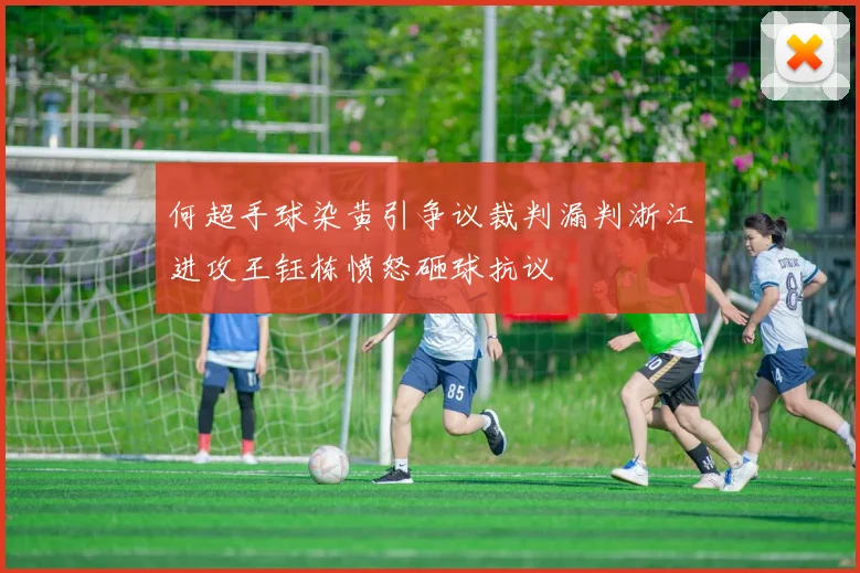 何超手球染黄引争议裁判漏判浙江进攻王钰栋愤怒砸球抗议