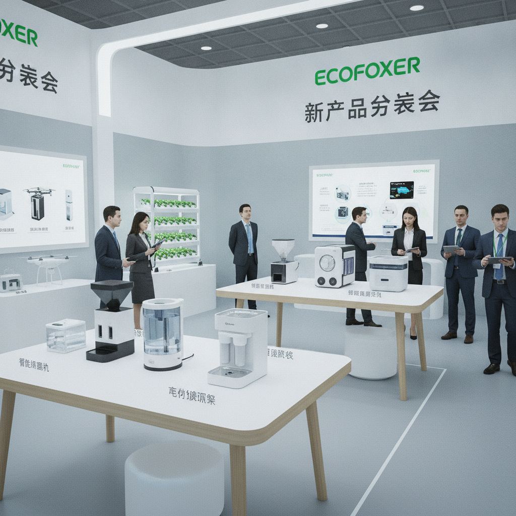 Ecofoxer的新产品展览现场